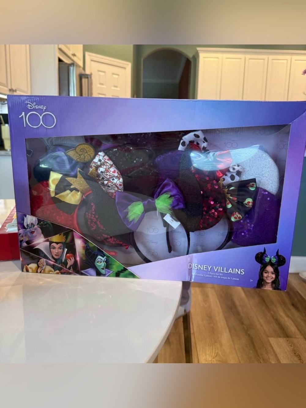 Disney 100 Villains 5 Piece Ear Kit Headband Set